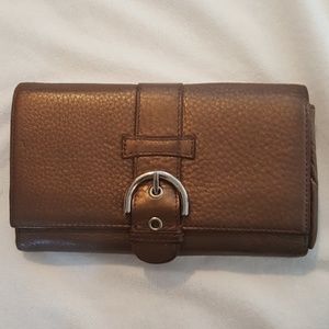 Bronze Leather Talbots wallet